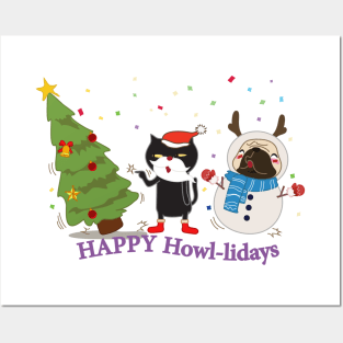 Happy Howl-lidays! Posters and Art